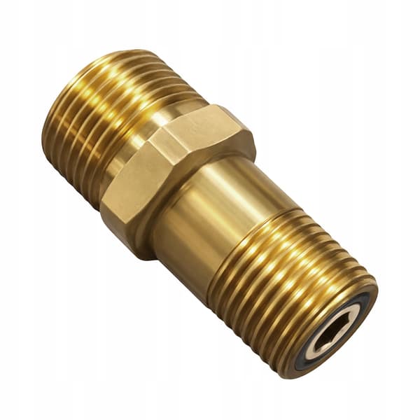Adapter Dysereduktion M22 M til M18 – Messing | O-Ring | Reservedel til Karcher, Kranzle