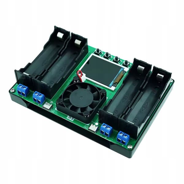 VoltCheck Pro 4XUSB-C – Batteritester og Oplader til 18650 Li-Ion | 4 Uafhængige Kanaler | Kapacitetsmåling | LED Display