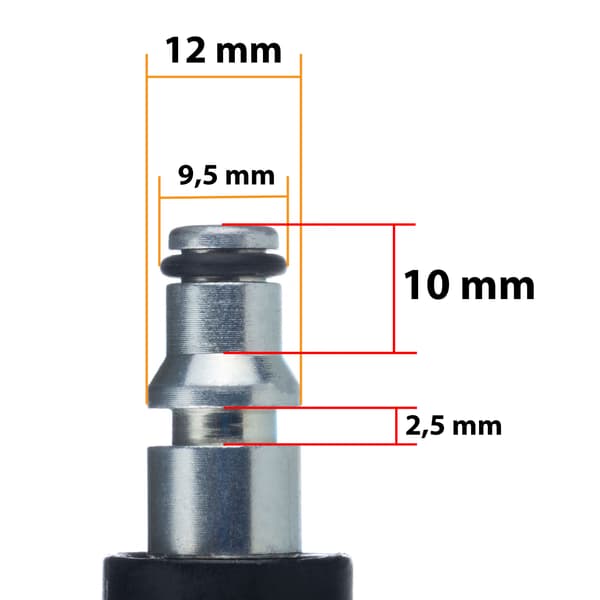 Högtrycksslang 10M Quick Connect – Nylonförstärkt och Slitstark | Max 200 Bar, 60°C