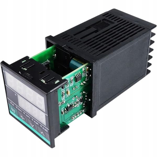 PID Temperaturregulator CH702 – 0–400°C | LED Display | SSR + Relé | Panel 72x72 mm | Kompatibel med K, J, Pt100
