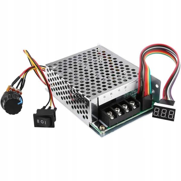 PWM Regulator til DC Motor 10-50V 40A – LCD Display | Retningsskifte | 2000W | Universal Brug