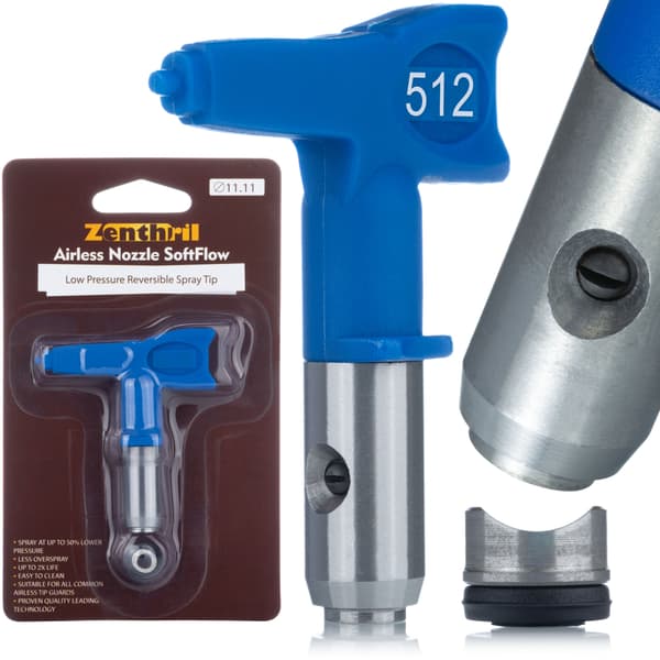 Malerdyse Lavtryk 512 – 25 Cm Sprøjtebredde | SoftFlow | Reservedel til Graco, Wagner, Titan
