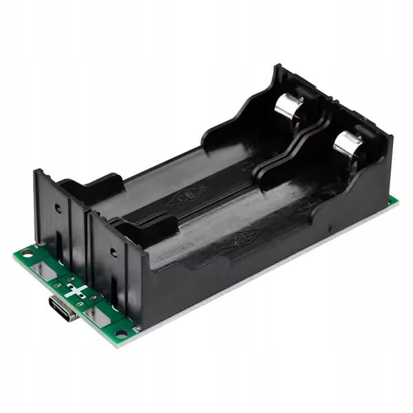 Mini UPS 5V USB-C Modul – Nødstrøm for 2X18650 | Automatisk Bytte | for Raspberry Pi, Ruter