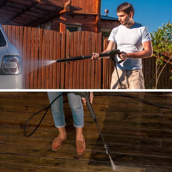 Högtrycksslang 10M Quick Connect – Nylonförstärkt och Slitstark | Max 200 Bar, 60°C