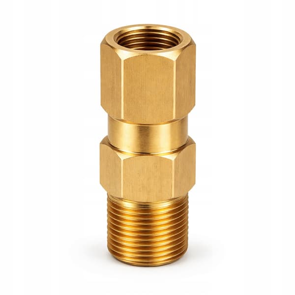 Adapter M22x1,5 til M18 til Hogtryksrenser – Messing | 250 Bar | 150°C | Reservedel til Karcher HD, HDS