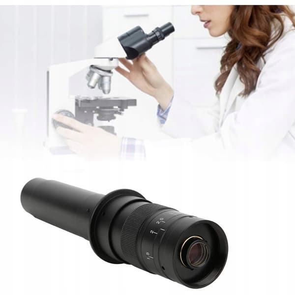 Mikroskopobjektiv ODM-300X Planets PRO – 300X Zoom | C-Mount | Justerbar Arbejdsafstand