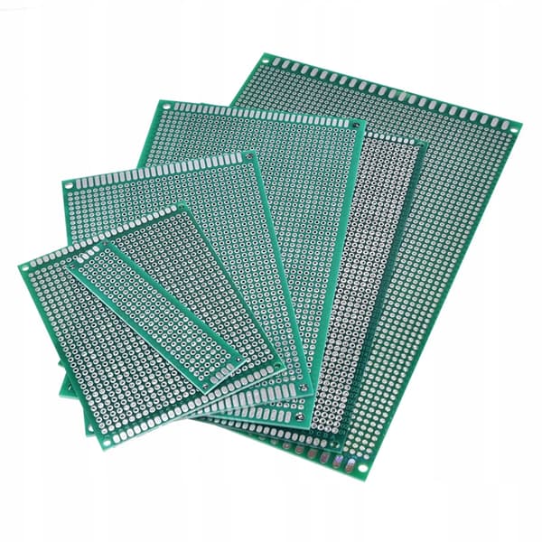 Universal Prototypprintplade 40 X 60 Mm – Dobbeltsidet | 2,54 Mm Raster | til THT-Komponenter