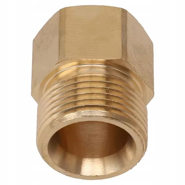 Adapter M22X1.5 Udvendig til 3/8 Tomme Indvendig – Messing | Gevindreduktion | Reservedel til Kärcher HD, HDS