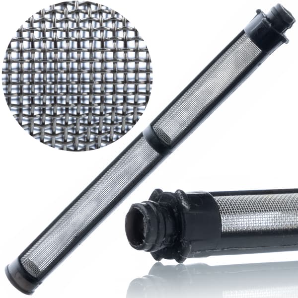 Stangfilter 60 Mesh Sort – Forbedret Malingsfinish | 110 Mm X 9 Mm | Reservedel til Graco FTX XTR Contractor