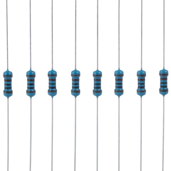 Modstand 1KOhm 0,25W 1% – 100 Stk | THT-Montering | til Elektronikprojekter og Eksperimenter