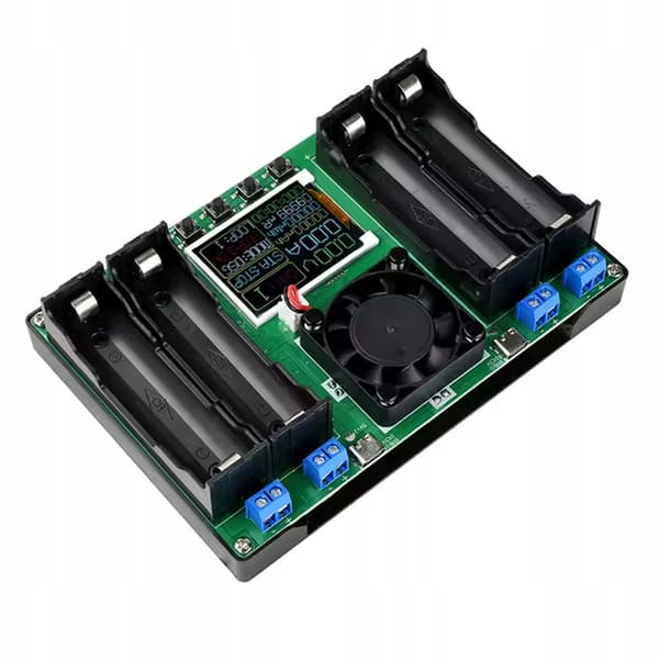 VoltCheck Pro 4XUSB-C – Batteritester og Oplader til 18650 Li-Ion | 4 Uafhængige Kanaler | Kapacitetsmåling | LED Display