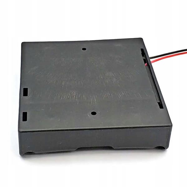 Batteriholder 4 x 18650 – Parallel Forbindelse | 3,7V/4,2V | Strømkabler til Li-Ion Batterier