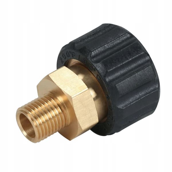 Adapter M22-14mm til 1/4 Tomme Udvendig – Messing | O-Ring | Reservedel til Karcher HD, HDS