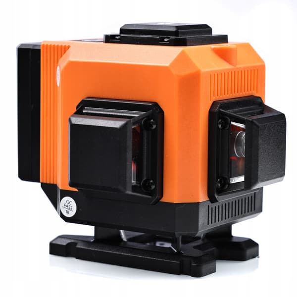 Laser Vatterpas Orange Tiger ROT12L – 12 Linjer 3D | Stativ 43-120Cm | 14 Dele MAX PACK