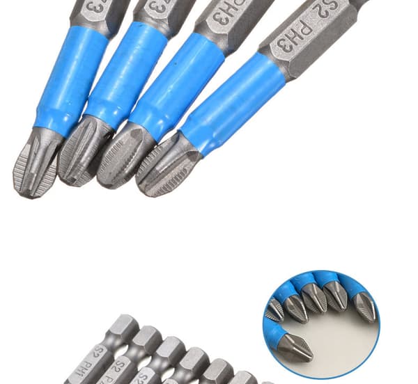 Rosfix Torxbits med Bla Ring 12 Deler – Magnetisk Tupp | 1/4" Sekskant | Rustfritt Stal