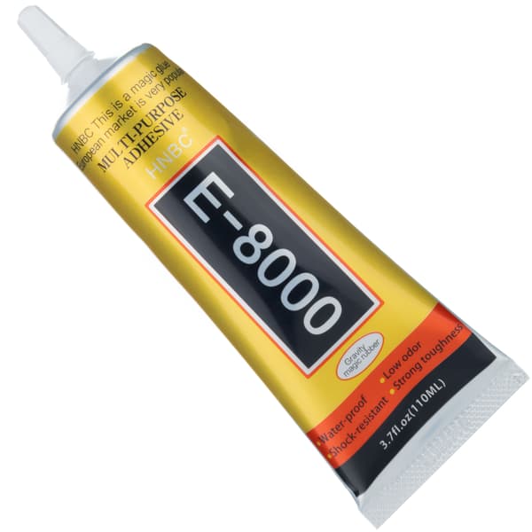 Universal Lim E-8000 110Ml – Præcisionsapplikator | Stærk Binding | til Elektronik, Smykker, Modelbygning