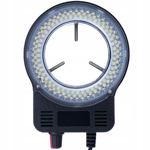 MicroBright 144 LED USB RingLight – Justerbar Lysstyrke | 0–10W | Monteringsdiameter 30–65 Mm