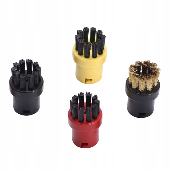 SteamPro 12-i-1 EasyFix Sæt – Mikrofiber Tilbehørssæt | 4 Børster + 8 Klude | Reservedel til Karcher SC2, SC3, SC4