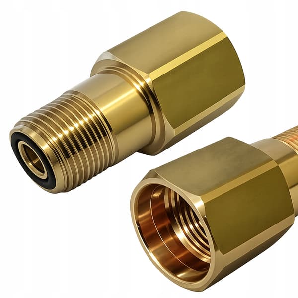 Adapter Easy Lock TR20 IG til M18 M – Massiv Messing | Reservedel til Karcher 4.111-036.0, K7