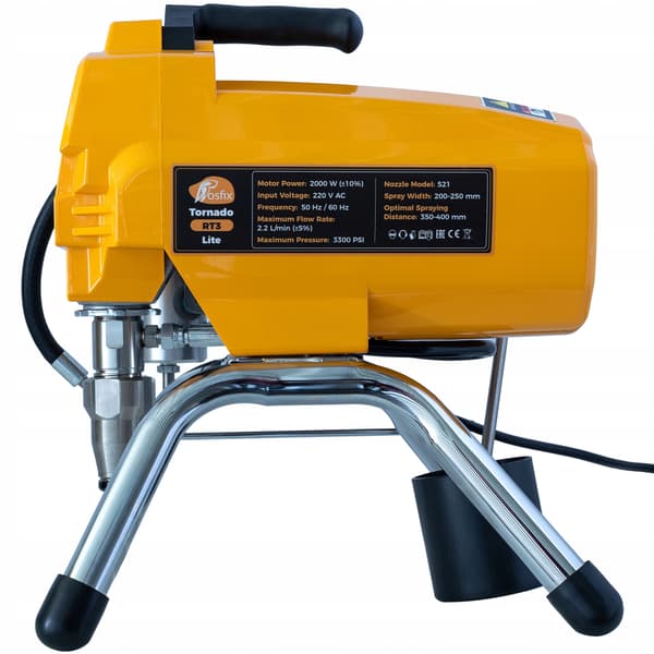 Fargspruta Hydrodynamisk Rosfix Tornado RT3 Lite – 2000W Borstlos | 3300 PSI | 2,2 L/min | For Vagg- och Takmalning