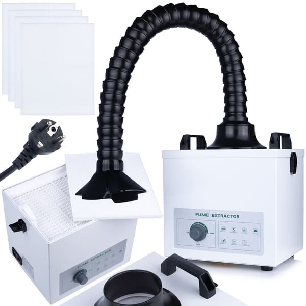 Rosfix XL100 ProFilter Lödrökutsug – 100W | 200 M³/H | HEPA + Kolfilter | 77 Cm Rör | 5X Förfilter | ≤55 DB