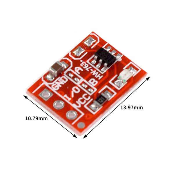 Touchmodul TTP223 – Kapasitiv Sensor for Enkel Styring | 2.0V-5.5V DC | Digital Utgang