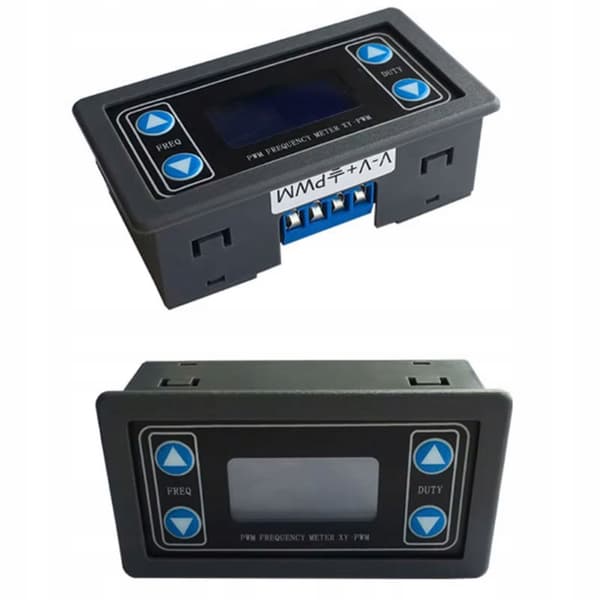 PWM Generator XY-PWM 1Hz-150KHz – LCD Display | UART Styrning | 3.3-20V | Panelmontering