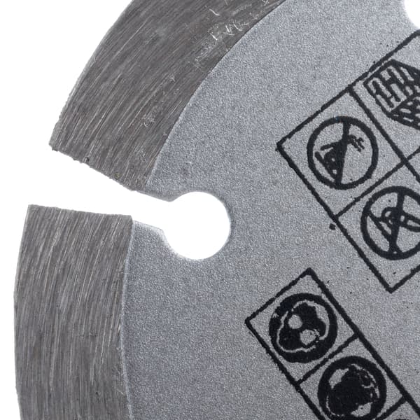 Diamantkapskiva 75Mm för Byggmaterial – Segmenterad | Laser Svetsad | för 12V Vinkelslip