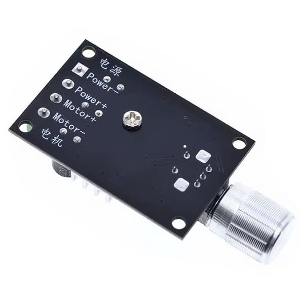 PWM-Regulator for DC-Motor 6-28V 3A – Potensiometer | LED-Indikator | Presis Hastighetskontroll