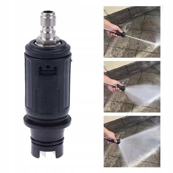 JetForce ProSpray 1/4 QuickPlug – Justerbart Munstycke | 3000PSI | Kompatibel med Lavor, DeWalt, Ford