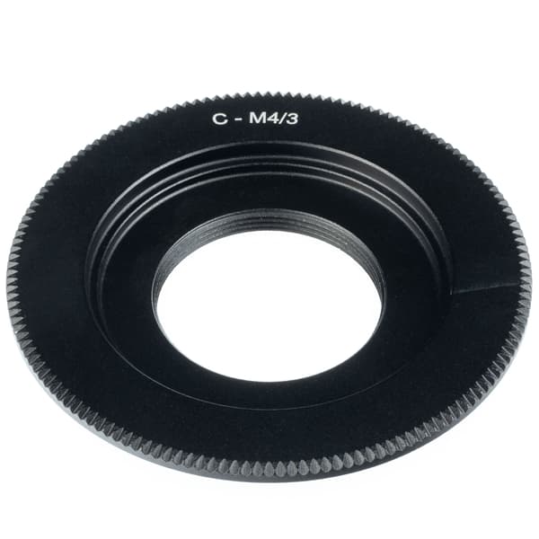 Adapter C-Mount til Micro 4/3 – Aluminium | For Olympus PEN E-PL6, Panasonic G6 | Kompatibel med C-Mount Objektiver