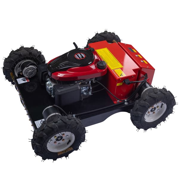 Fjaerrstyrd Rojsrobot Red Hunter Mini – 7,6HK 196cc | 4x4 Drift | Justerbar Klipphojd | Professionell Kartring