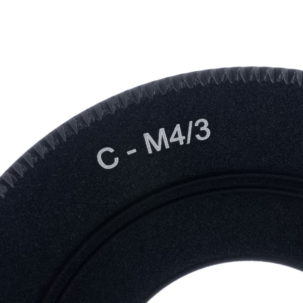 Adapter C-Mount til Micro 4/3 – Aluminium | For Olympus PEN E-PL6, Panasonic G6 | Kompatibel med C-Mount Objektiver