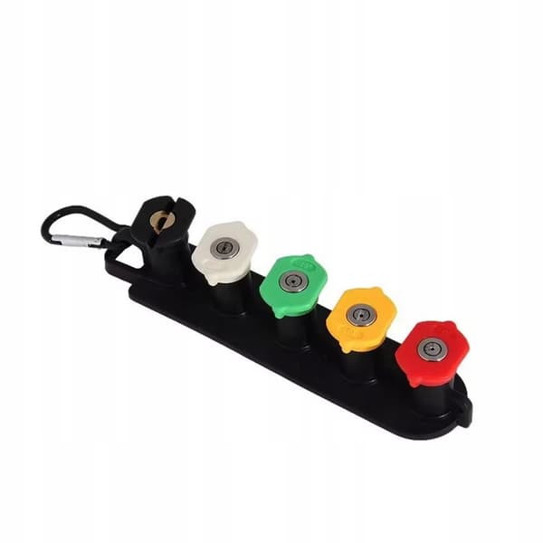 PowerGun Pro Sæt til Højtryksrenser – 3 Lanser + 5 Dyser | 23–162 Cm | Reservedel til Karcher HD, HDS