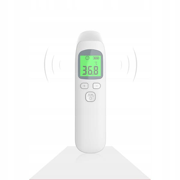 Beröringsfri Medicinsk Infraröd Termometer och Väderstation – Hygrometer | Extern Sensor | LCD-Display
