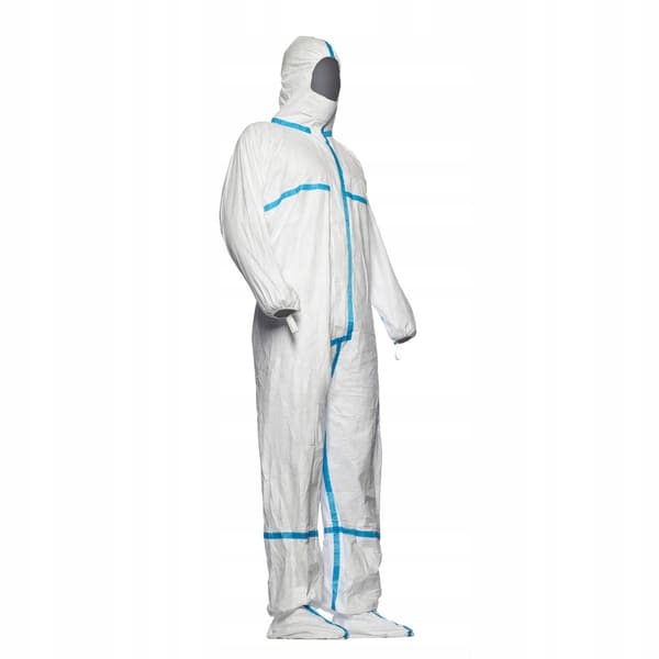 Engangsmaleroverall Saet 185 Cm – Avanceret Beskyttelse | Aandbart Materiale | 5 Styk
