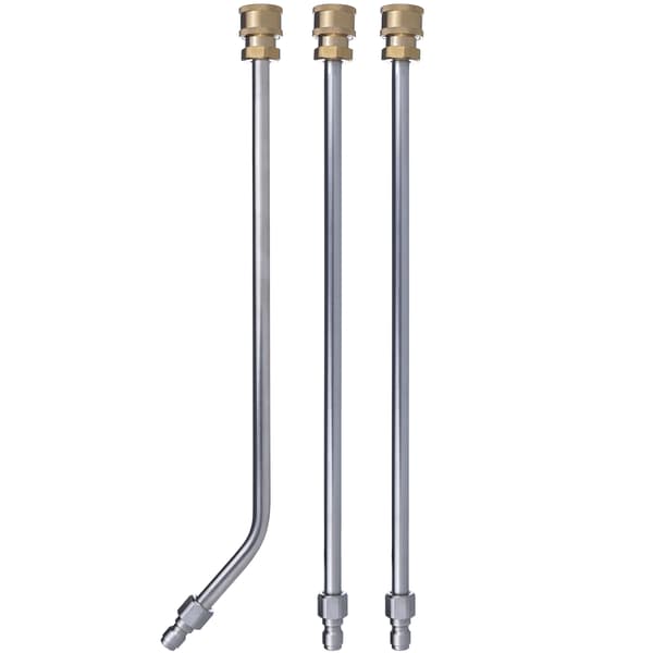 Undervognsrenser Lansekit 7 Dyser 40° – 275 Bar | 3 Lancer 120 Cm | 1/4” Quick Connect