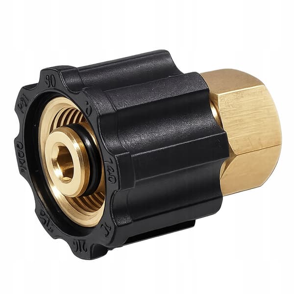 Adapter M22x1,5 til 1/4 F – Messing | O-Ring | Reservedel til Karcher HD, HDS