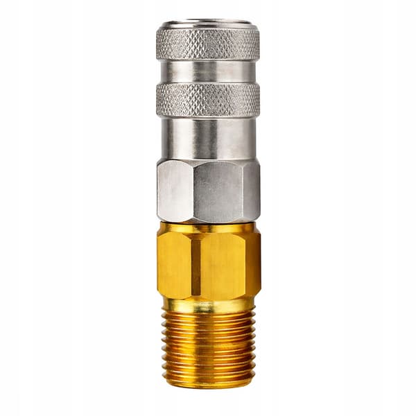 QuickConnect M22 INOX Stikk Hurtigkobling – Rustfritt Stal | 150 Bar | For Hogtrykkspyler