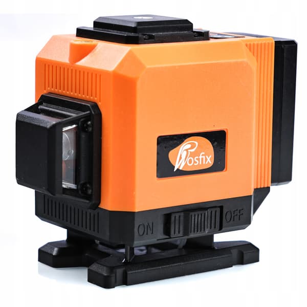 Laser Vatterpas Orange Tiger ROT12L – 12 Linjer 3D | Stativ 43-120Cm | 14 Dele MAX PACK