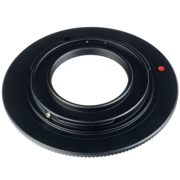 Adapter C-Mount til Micro 4/3 – Aluminium | For Olympus PEN E-PL6, Panasonic G6 | Kompatibel med C-Mount Objektiver