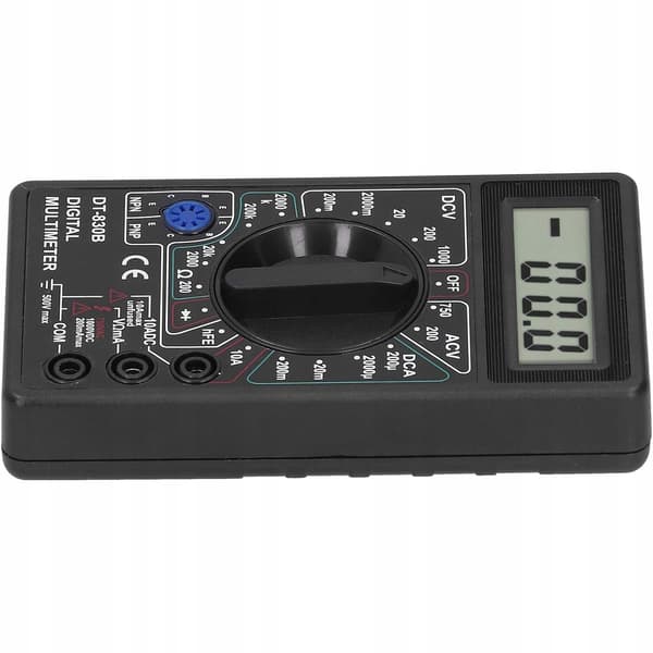 Digital Multimeter DT-830B – LCD Display | AC/DC Spanning, Strom, Modstand | Tester Dioder, Transistorer