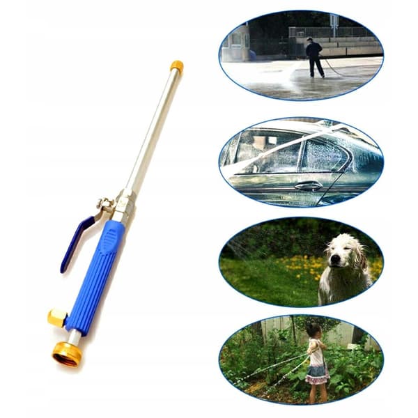 Trycklans för Trädgårdsslang 3/4'' SET4 – 3 Munstycken | 25 Bar | Universal Gänga