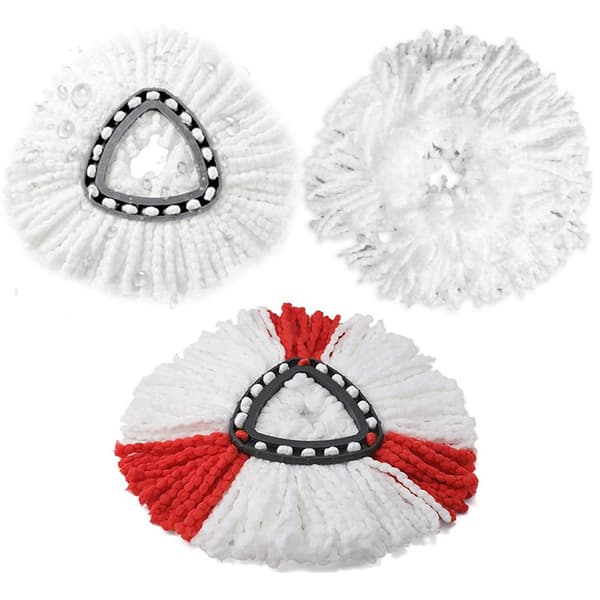 Roterende Mopphode 38 Cm – Mikrofiber | Maskinvaskbar | Reservedel for Vileda Easy Wring, Turbo