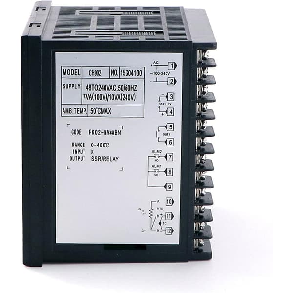 CH902 TempControl Panelmontert Temperaturregulator – LED Display | 0–400°C | SSR/Relé | Reservedel for REX C900