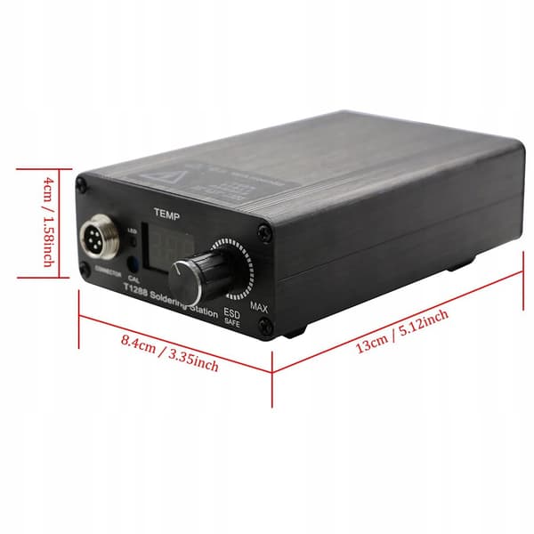 Rosfix Orange Akbash OLED T12OAO Lodestation Sæt – OLED Display | 5 Dyser | Loddemåtte 20X30Cm