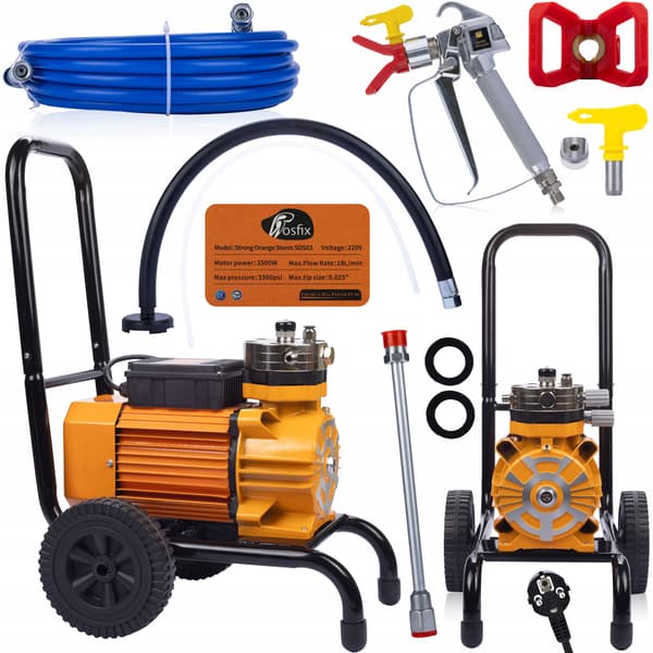 Fargspruta Strong Orange Storm SOS03 Mega Kit – 3500W | 18L/Min | 13 Delar | for Proffs
