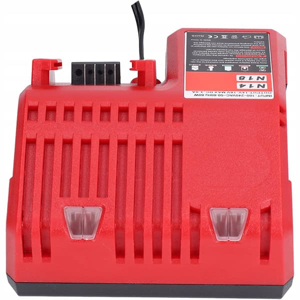 VoltPlus M12-18FC PowerDock – Hurtiglader 12V–18V | 3A | LED | Reservedel til Milwaukee M14, M18