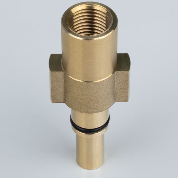 Adapter Bajonet 1/4"F til Hogtryksrenser – Messing | 160 Bar | Kompatibel med Black & Decker, Bosch, Stanley