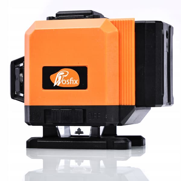 Laser Vatterpas Orange Tiger ROT12L – 12 Linjer 3D | Stativ 43-120Cm | 14 Dele MAX PACK